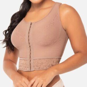 Post Op Bra medium lift w 3D technology material Posture Corrector /Beige/-32B/C